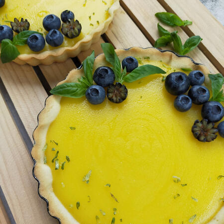 Basil Lemon Tart