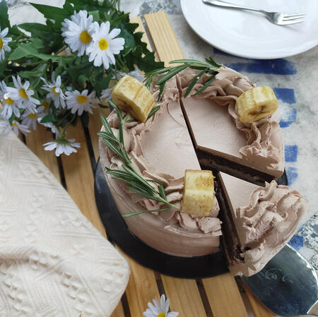 Chocolate Banana Whole Cake Chocolate Banana Whole Cake